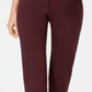 Calça skinny feminina Alfani com bolsos e zíper, tamanho 8, vermelha