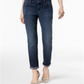 Calça jeans curta feminina Curvy Fit Boyfriend da INC International Concepts, azul, tamanho 10
