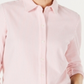 Charter Club Blusa feminina de manga comprida com botões, rosa, tamanho médio