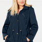 Jaqueta utilitária feminina resistente à água Charter Club, azul, tamanho 3X