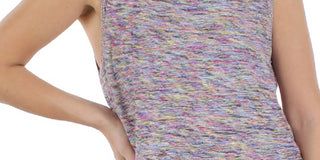 Suéter feminino Hi Lo com fenda lateral estilo &amp; co, roxo