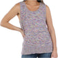 Suéter feminino Hi Lo com fenda lateral estilo &amp; co, roxo