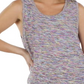 Suéter feminino Hi Lo com fenda lateral estilo &amp; co, roxo