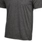 Camiseta masculina ID Ideology Core com gola redonda e costas em malha, cinza, tamanho médio