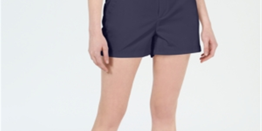 Shorts skinny feminino Maison Jules, azul, tamanho 2
