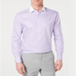 Camisa social masculina clássica Tasso Elba, corte regular, sem passar a ferro, com punho francês, roxa, tamanho 32x33