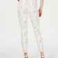 Calça jeans skinny feminina com estampa floral Style &amp; Co, marrom, tamanho 4