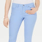 Calça jeans feminina Charter Club Tummy Control Bristol Capri, azul, tamanho 8