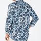 Camisa casual masculina Peter Cotton da INC International Concepts, azul, tamanho XXX-G