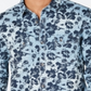 Camisa casual masculina Peter Cotton da INC International Concepts, azul, tamanho XXX-G
