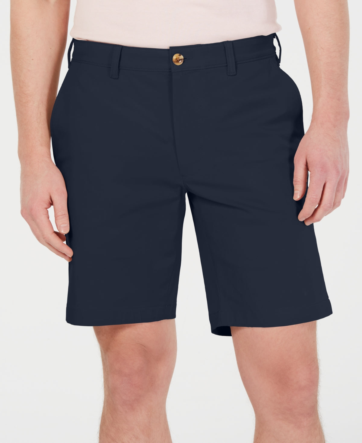Shorts Club Room Masculino Regular-Fit 9 4-Way Stretch Azul Tamanho 40