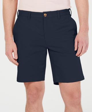 Club Room Men's Regular-Fit 9 4-Way Stretch Shorts Blue Size 40