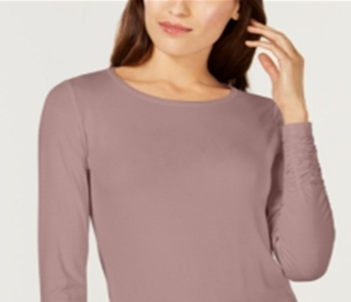 Blusa feminina Alfani franzida rosa tamanho extragrande