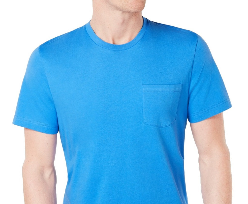Camiseta Masculina Club Room Palace Crewneck Performance Azul Tamanho Pequeno