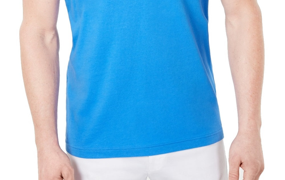 Camiseta Masculina Club Room Palace Crewneck Performance Azul Tamanho Pequeno