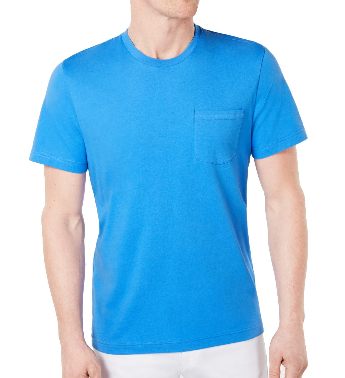 Camiseta Masculina Club Room Palace Crewneck Performance Azul Tamanho Pequeno
