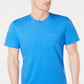 Camiseta masculina Club Room Performance Pocket Azul Palace Tamanho X-G