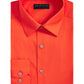 Camisa social masculina Alfani Slim Fit Officewear com botões laranja tamanho GG