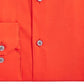 Camisa social masculina Alfani Slim Fit Officewear com botões laranja tamanho GG