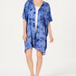 Robe de dormir confortável feminino Jenni, azul, tamanho OS