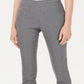 Calça feminina Charter Club Cambridge Skinny com controle de barriga, cinza, tamanho 14