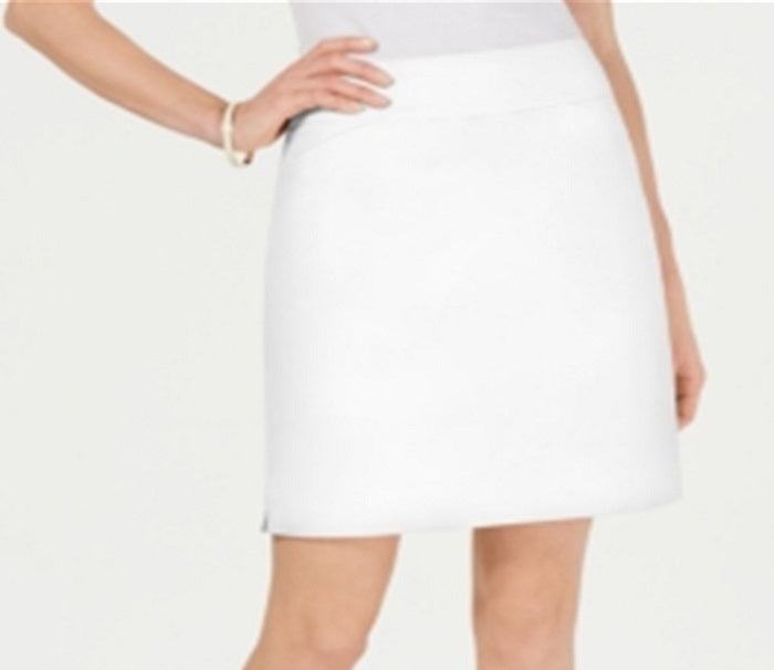 Charter Club Saia-calça feminina branca tamanho 16 pequena