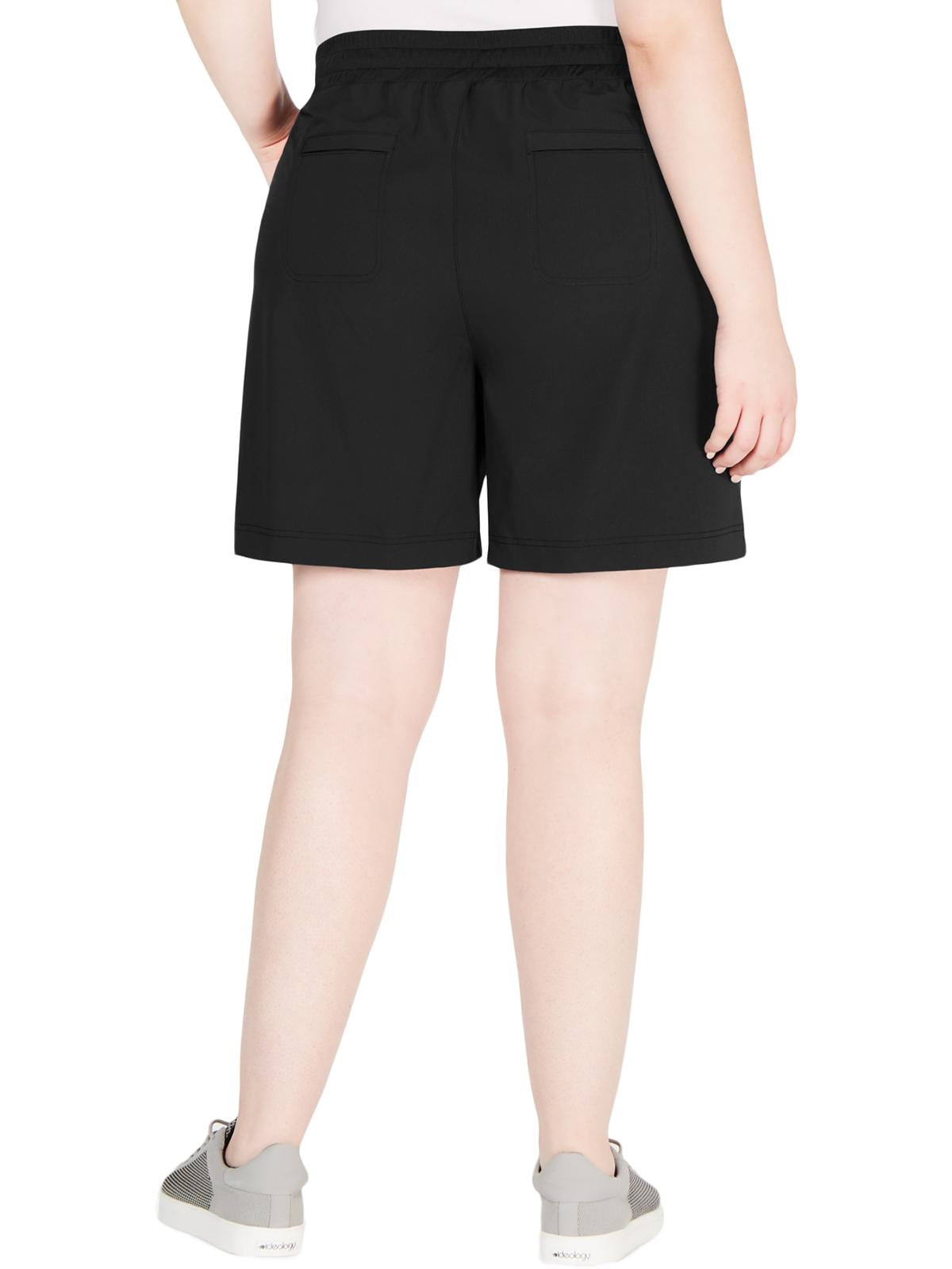 Shorts femininos de tecido Ideology tamanho grande