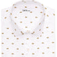 Camisa social masculina Bar III Slim Fit Easy Care, branca, tamanho GG