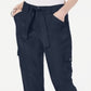 Calça cargo feminina com cinto da INC International Concepts, azul, tamanho 10