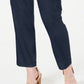 Calça cargo feminina com cinto da INC International Concepts, azul, tamanho 10