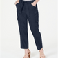 Calça cargo feminina com cinto da INC International Concepts, azul, tamanho 10