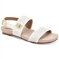 Sandálias femininas Giani Bernini Ramonaa com palmilha de espuma viscoelástica marrom, tamanho 9 W