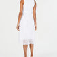 Vestido MIDI de renda feminino Alfani, branco, tamanho 6, pequeno