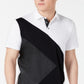Camisa polo masculina com blocos de cores e mídia mista, branca, tamanho XX-G, da INC International Concepts