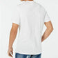 Camiseta masculina de algodão com strass e estampa gráfica da INC International Concepts, branca, tamanho pequeno