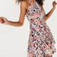Vestido Feminino Bar III Estampa Abstrata Halter a Line Preto Tamanho 2