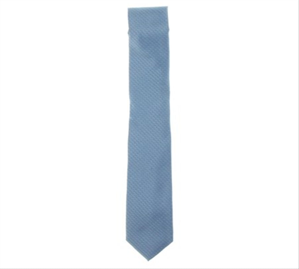 Gravata profissional de seda Cicero masculina Alfani, azul, tamanho regular