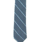 Gravata listrada de lã Grantly masculina Alfani, azul, tamanho regular