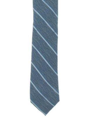 Gravata listrada de lã Grantly masculina Alfani, azul, tamanho regular