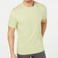 Camiseta masculina Tasso Elba Supima Blend com gola redonda e manga curta, verde, tamanho XXX-G