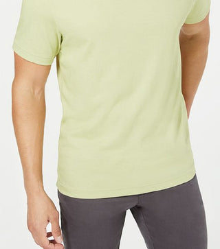 Camiseta masculina Tasso Elba Supima Blend com gola redonda e manga curta, verde, tamanho XXX-G