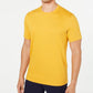 Camiseta masculina Tasso Elba com gola redonda, amarela, tamanho XX-G