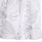 Camiseta masculina American Rag com estampa de folhas em tons, branca, tamanho XX-G