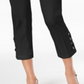 Calça Capri Alfani Feminina com Cadarço Preta Tamanho 2 Petite