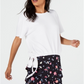 Camisas e tops canelados com bainha de gravata Ideology para mulheres, branco, tamanho M