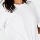 Camisas e tops canelados com bainha de gravata Ideology para mulheres, branco, tamanho M