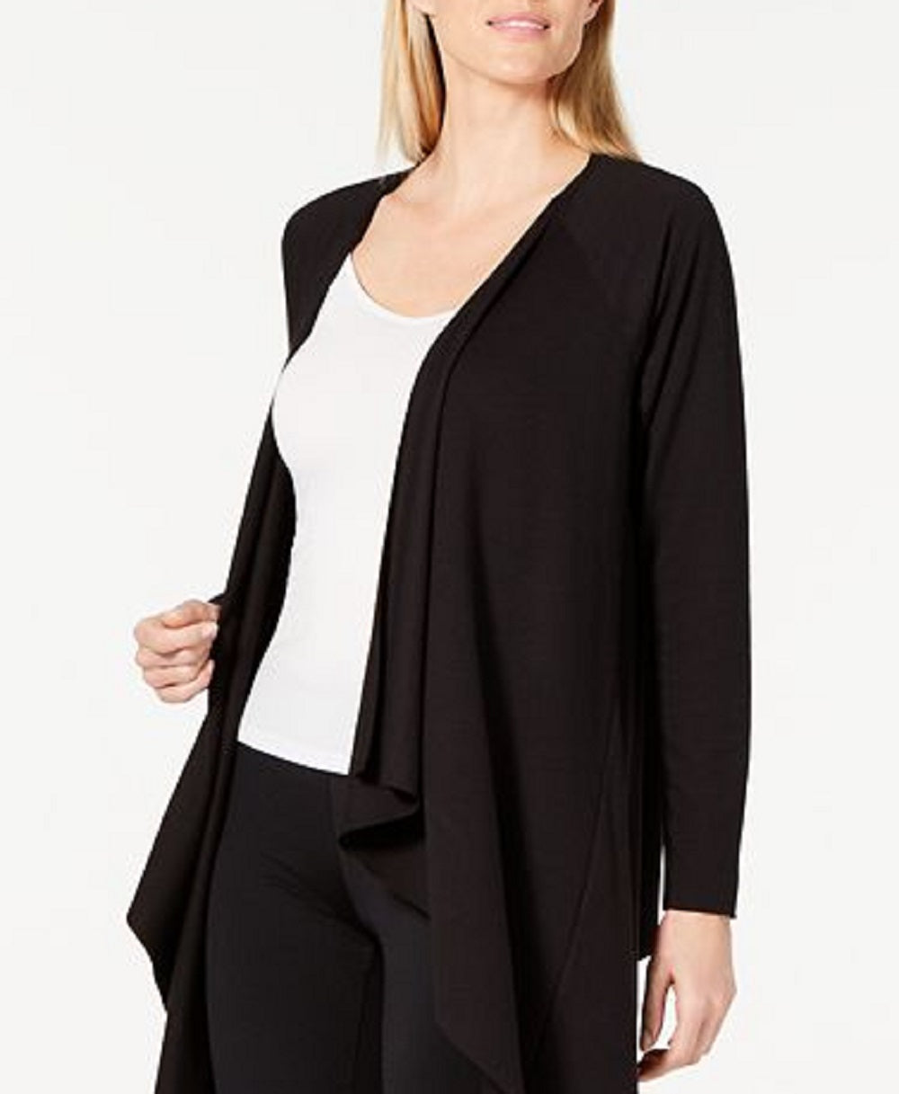 Cardigan feminino Ideology com costas abertas, marrom, tamanho pequeno