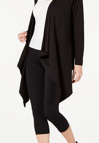 Cardigan feminino Ideology com costas abertas, marrom, tamanho pequeno