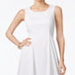 Vestido midi alfani feminino, tamanho 8, branco, pequeno
