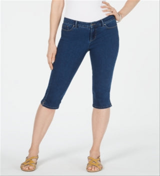 Calça jeans skinny feminina Charter Club Tummy Control, azul, tamanho 4